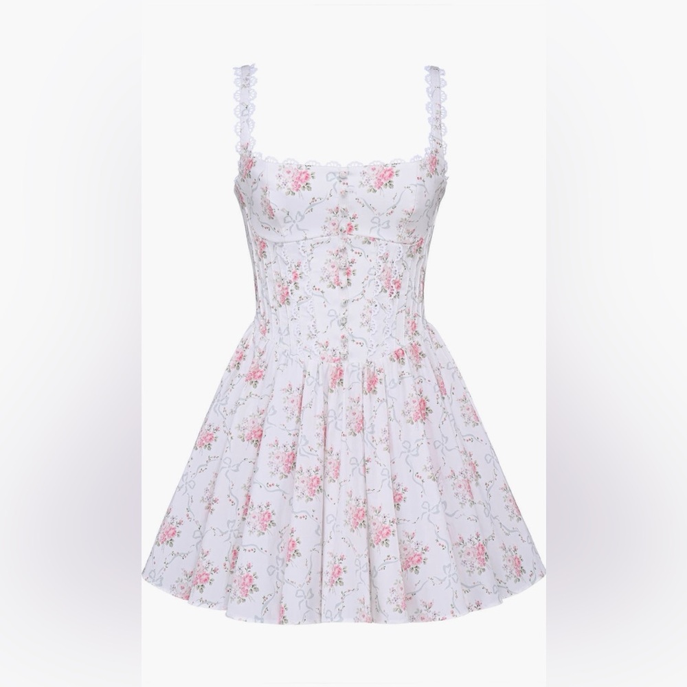 House of CB Sade Floral Mini Dress size Medium